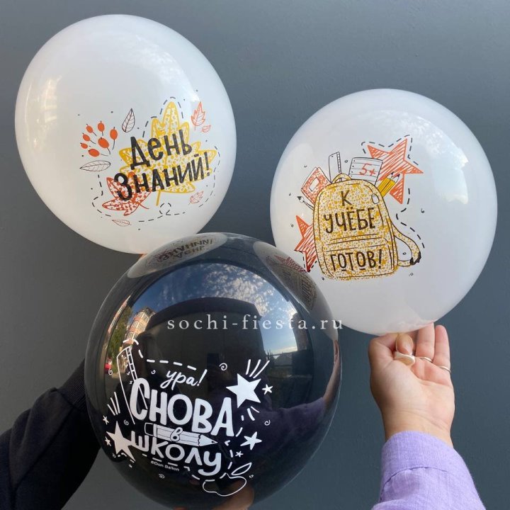 Воздушный шар к 1 сентября в Омске