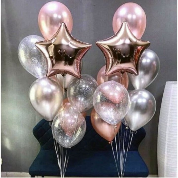 Фонтаны шаров "Дубль старт" в Омске