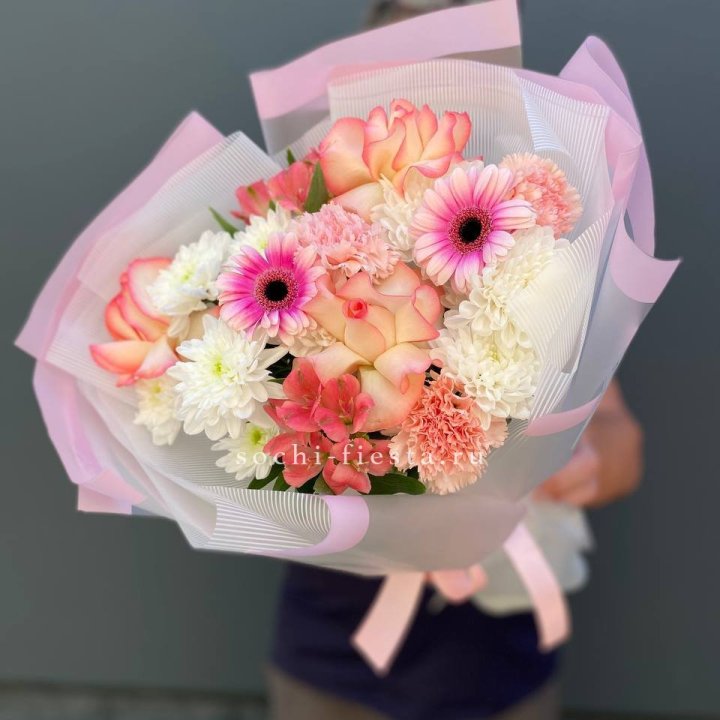 Яркий букет "Спринг" в Омске