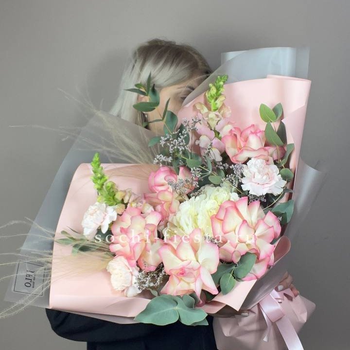  Букет  "Закат для неё" в Омске