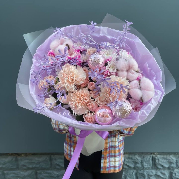 Букет "Лавандовая сказка" в Омске