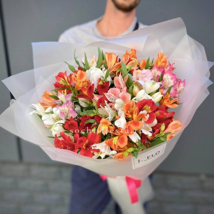 Микс альстромерий №5 в Омске