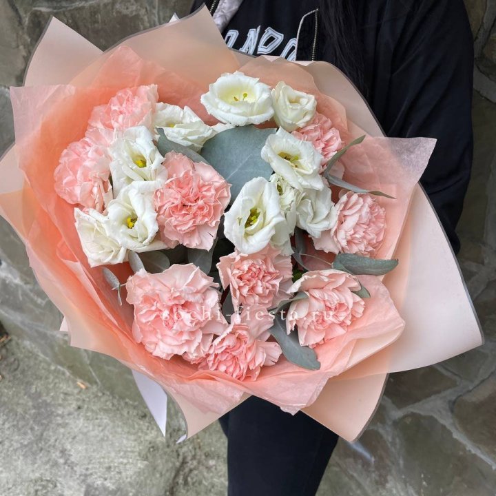  Букет диантусов "Пич" в Омске