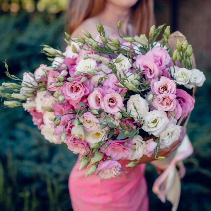 Букет эустом №1  в Омске