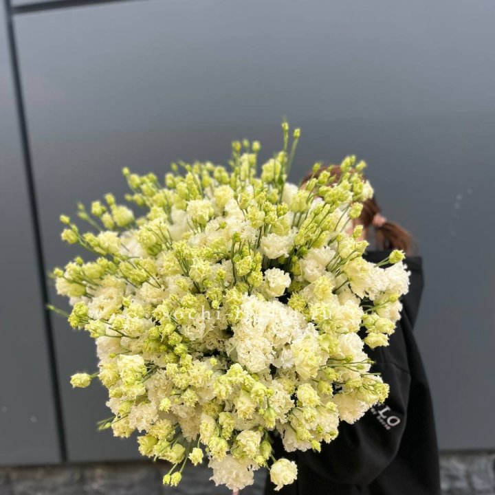 51 белая эустома в Омске