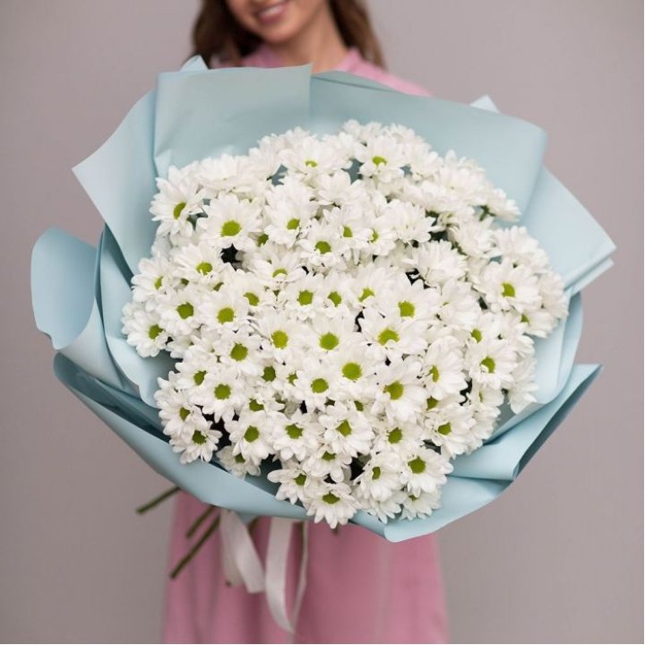  Букет хризантем "Бон-бон" в Омске