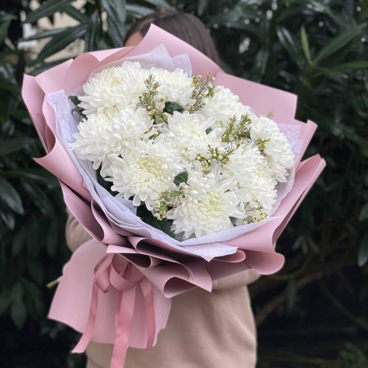 Букет хризантем №1 в Омске