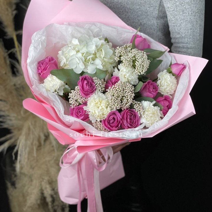 Букет с мисти бабблс №1 в Омске