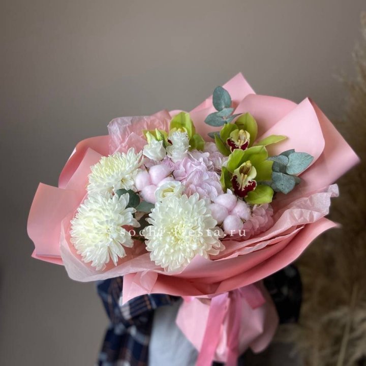  Букет с орхидеями "Вита" в Омске