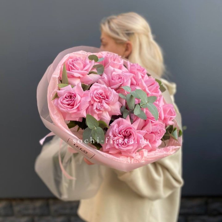 Букет роз "Минифу-2" в Омске