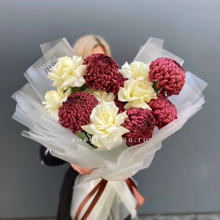 Дуо бигуди и розы в Омске