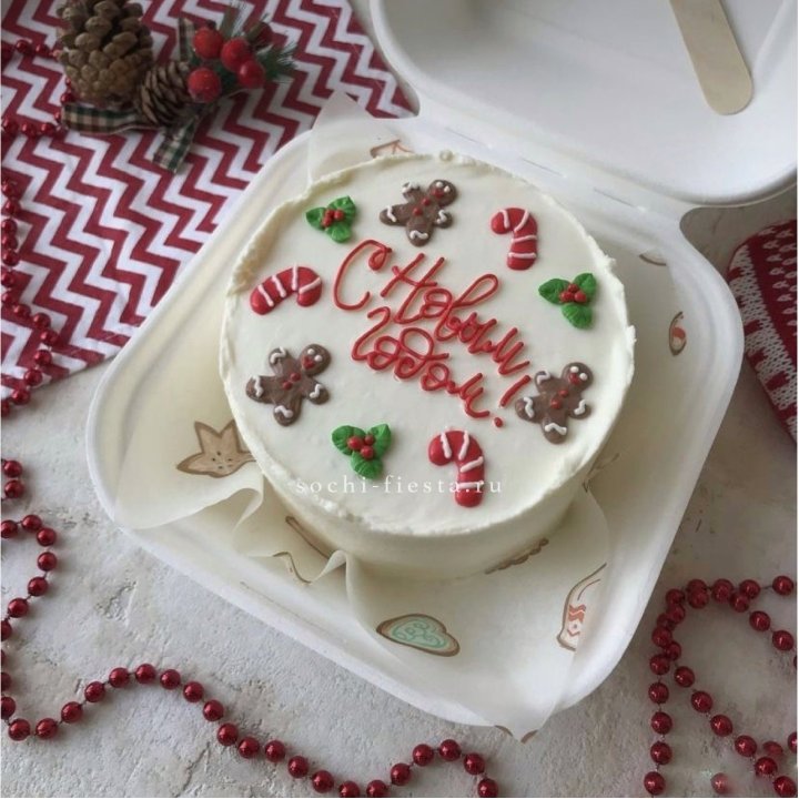 Бенто-торт "С Новым Годом!" в Омске