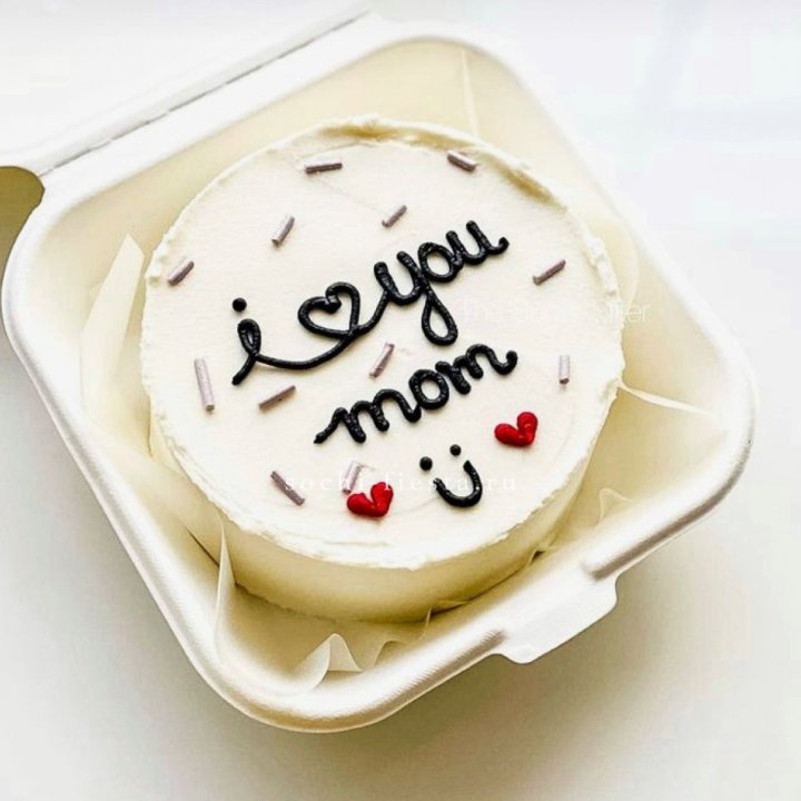 Бенто-торт "Мамочка, я люблю тебя!" в Омске