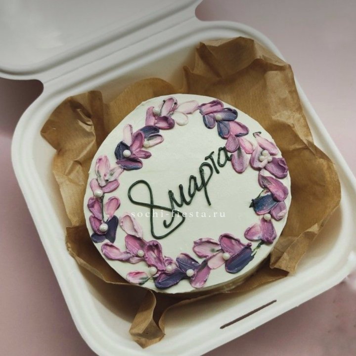 Бенто-торт "8 марта цветы"  в Омске