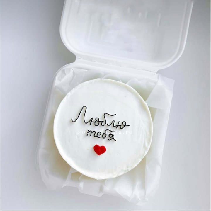 Бенто-торт "Люблю Тебя"  в Омске