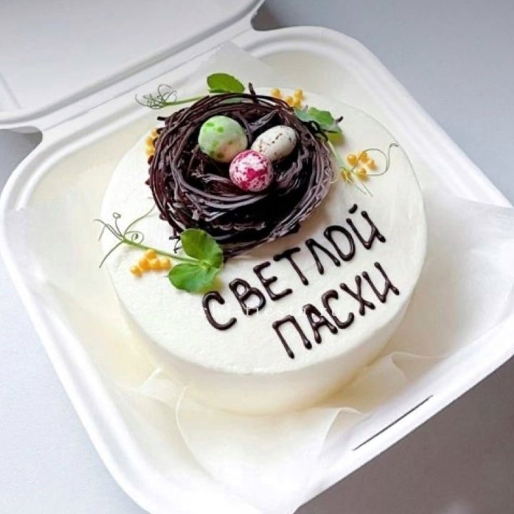 Бенто-торт "Светлой Пасхи" 1 в Омске