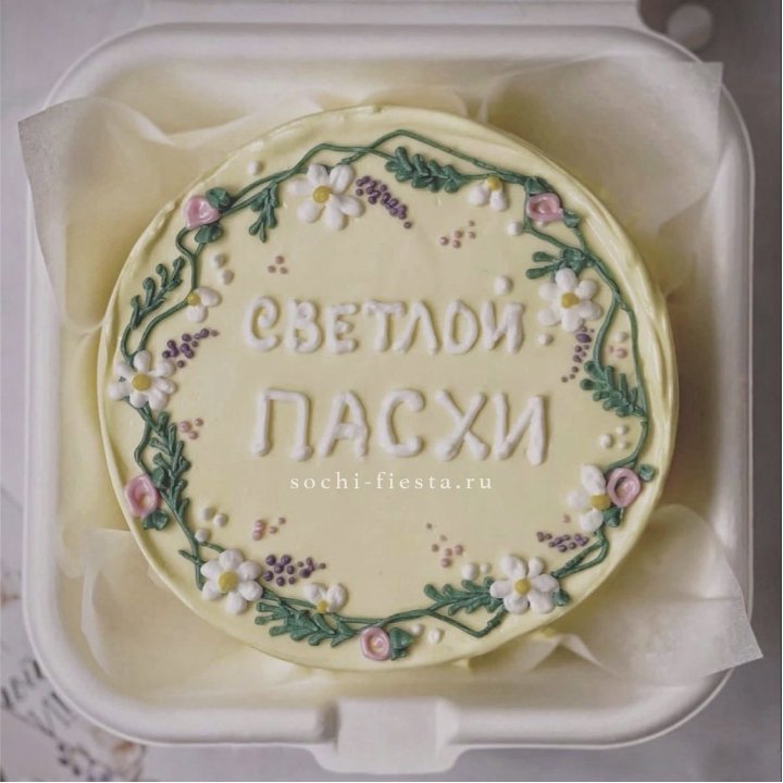 Бенто-торт "Светлой Пасхи" 2 в Омске
