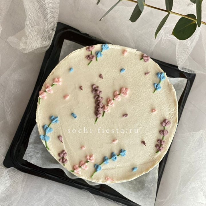 Бенто-торт "Лаванда" в Омске