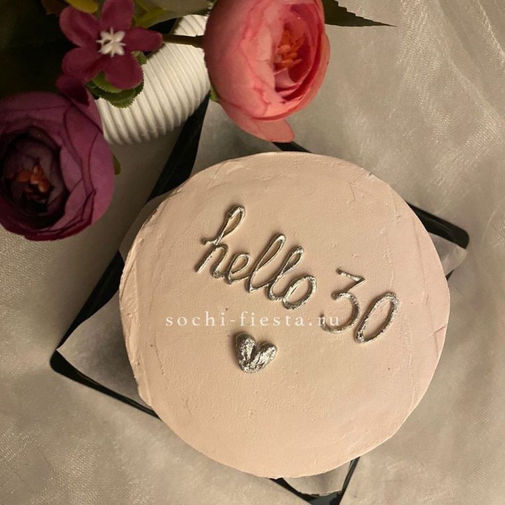 Бенто-торт "Привет" в Омске