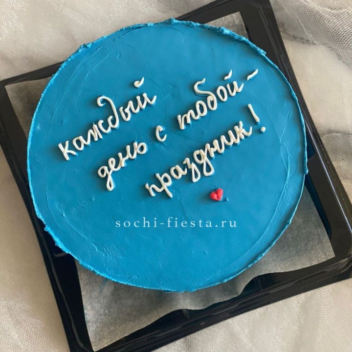 Бенто-торт "Каждый день с тобой праздник"  в Омске