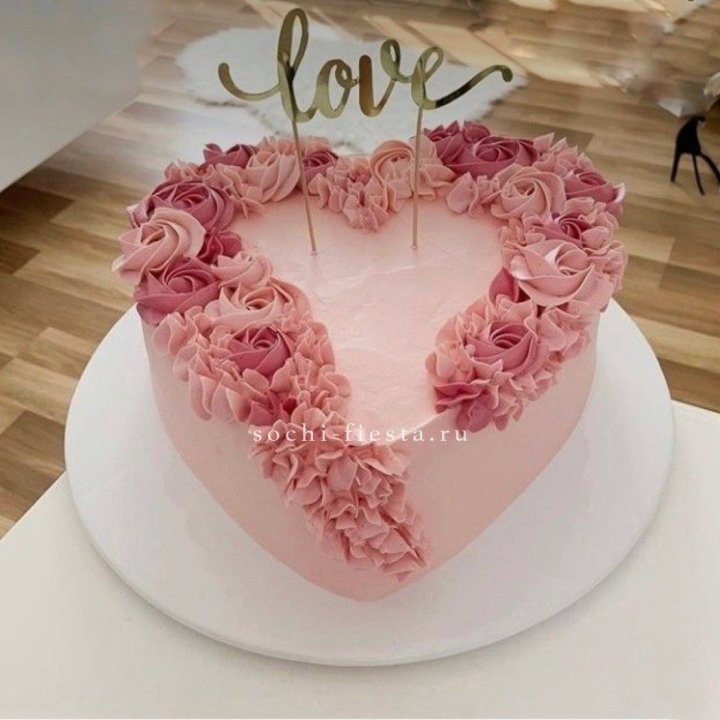 Торт "Сердце" 10 в Омске