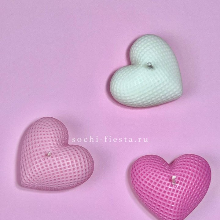 Набор свеч сердец в Омске