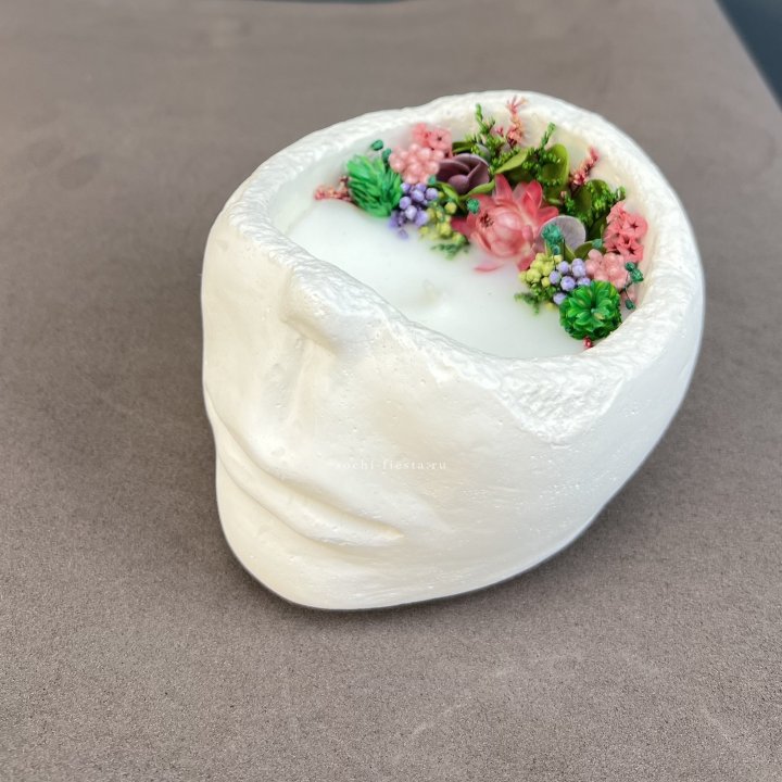 Свеча ароматическая в гипсе  в Омске