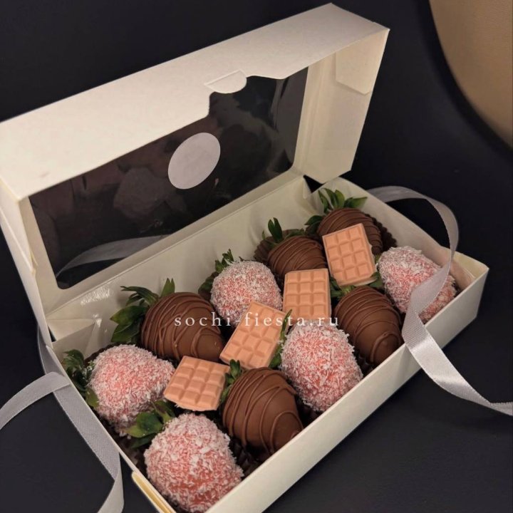 Клубника в шоколаде 10 ягод №2 в Омске