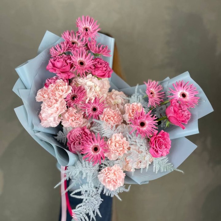 Дизайнерский букет "Свит хаер" в Омске