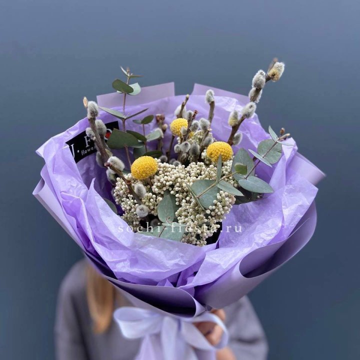 Букет с Вербой №1 в Омске
