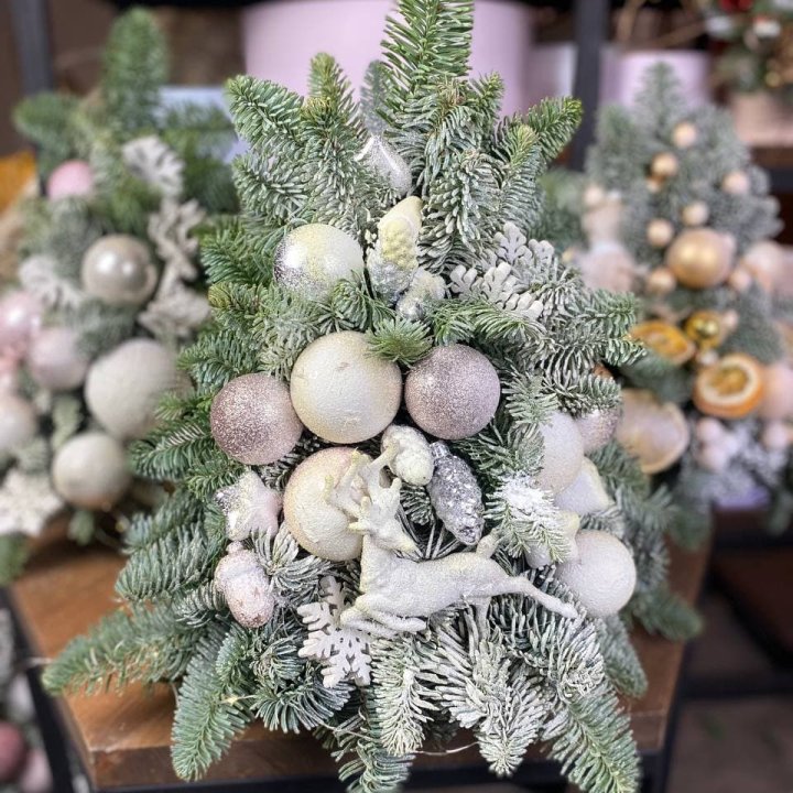 Ёлочка "Хепи крисмас" в Омске