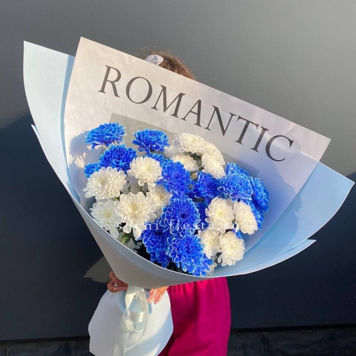 Букет кустовых хризантем  в Омске