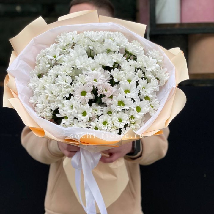  Букет хризантем в Омске