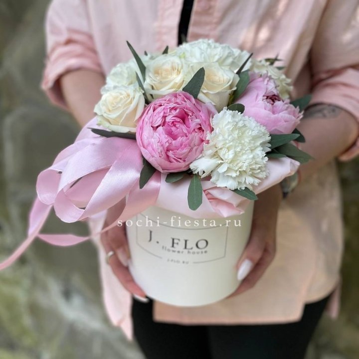 Цветочный бокс мини №2 в Омске