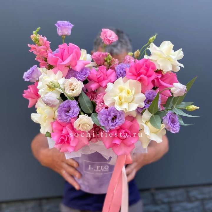 Цветочный бокс "Сиона" в Омске