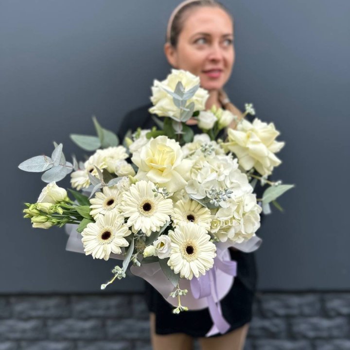 Цветочный бокс "Лавандовый сон" в Омске