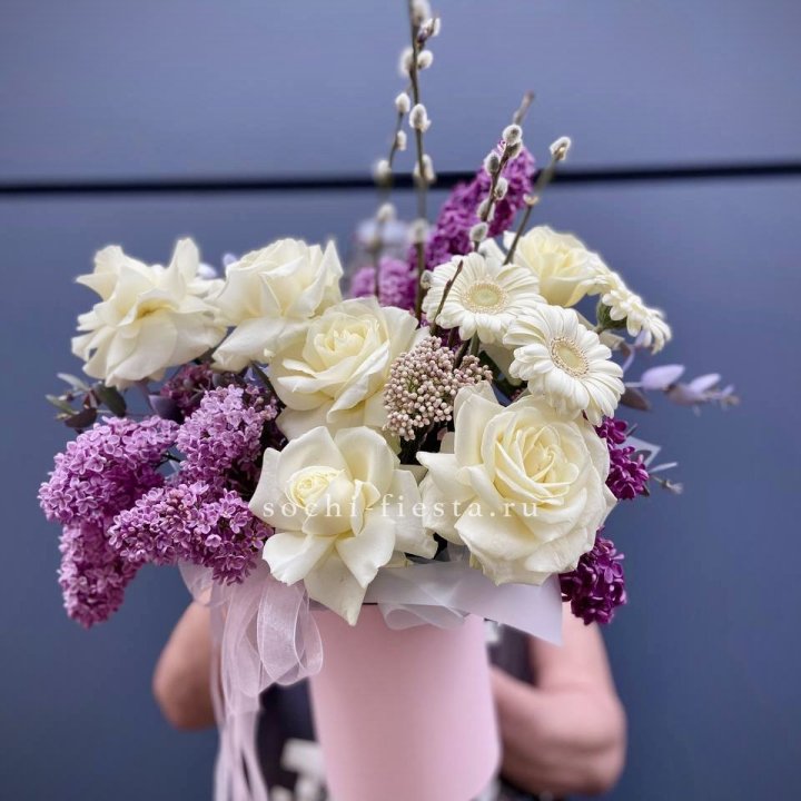 Цветочный бокс "Светлое Воскресенье" в Омске