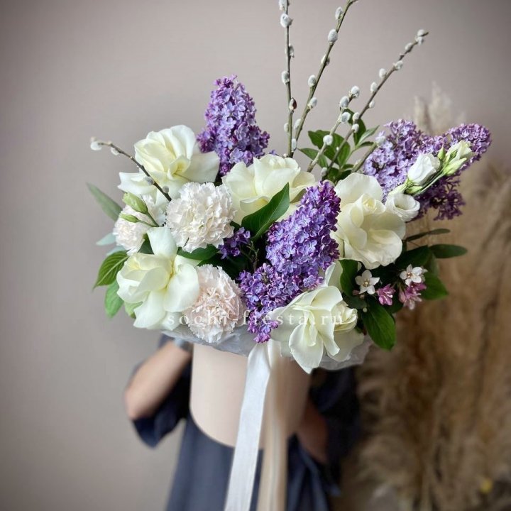 Цветочный бокс "Воскресенье" в Омске