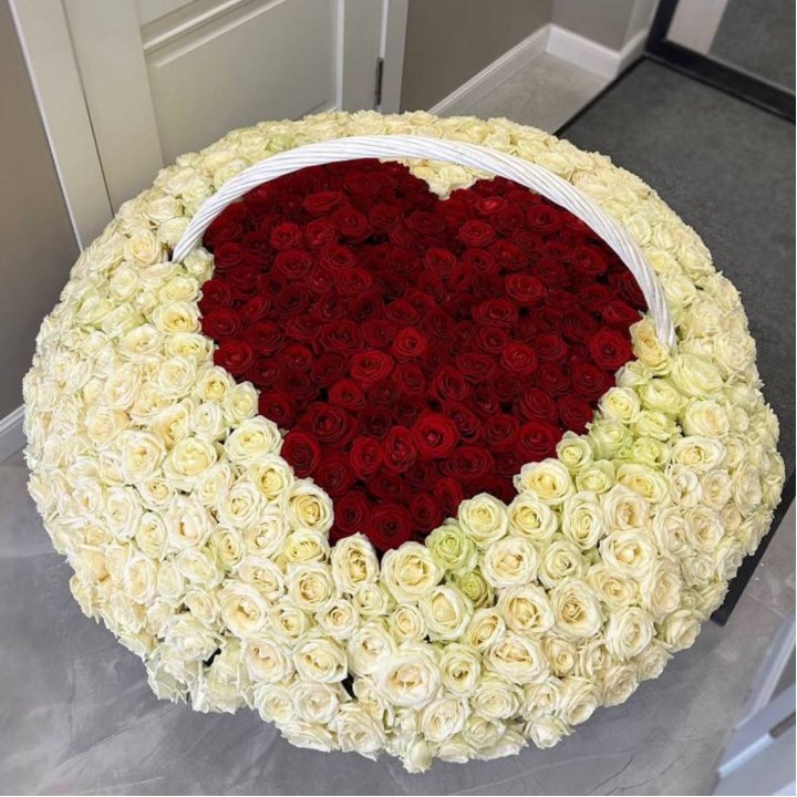 501 роза сердце в Омске