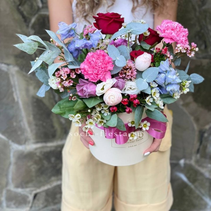 Цветочный бокс №4 в Омске