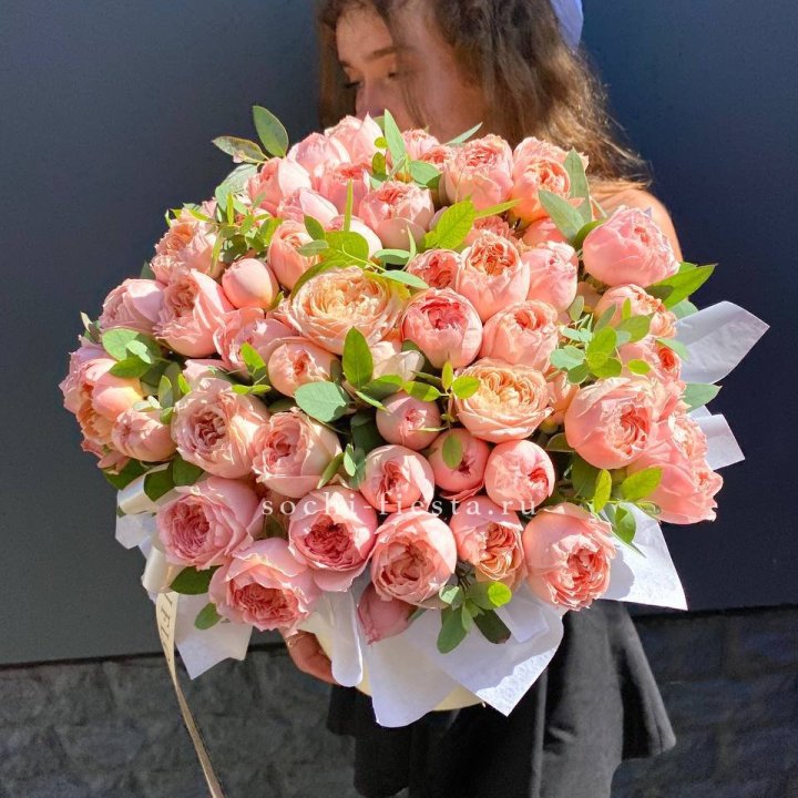 Коробка с цветами "Сиена" в Омске