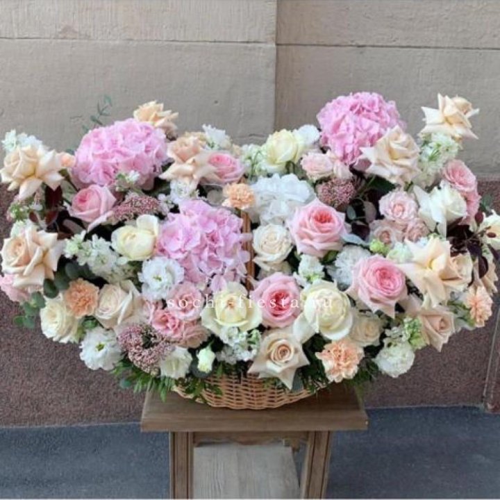 Цветочная корзина макси N2 в Омске