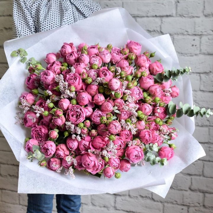 51 кустовая роза в Омске