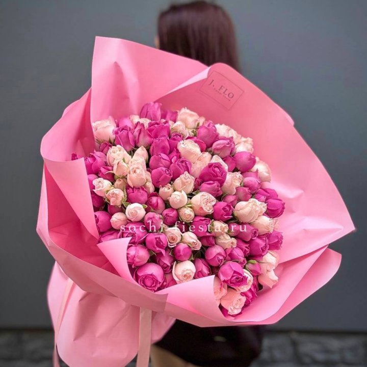 51 кустовая роза  в Омске