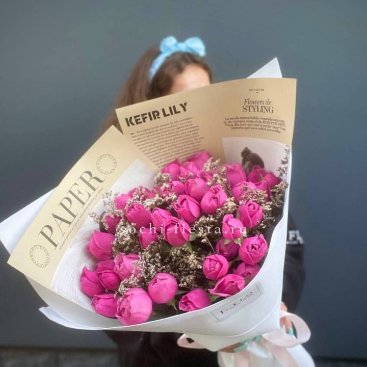 Пионовидные розы баблс №3 в Омске