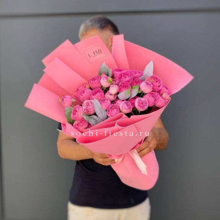 Пионовидные розы баблс №2 в Омске