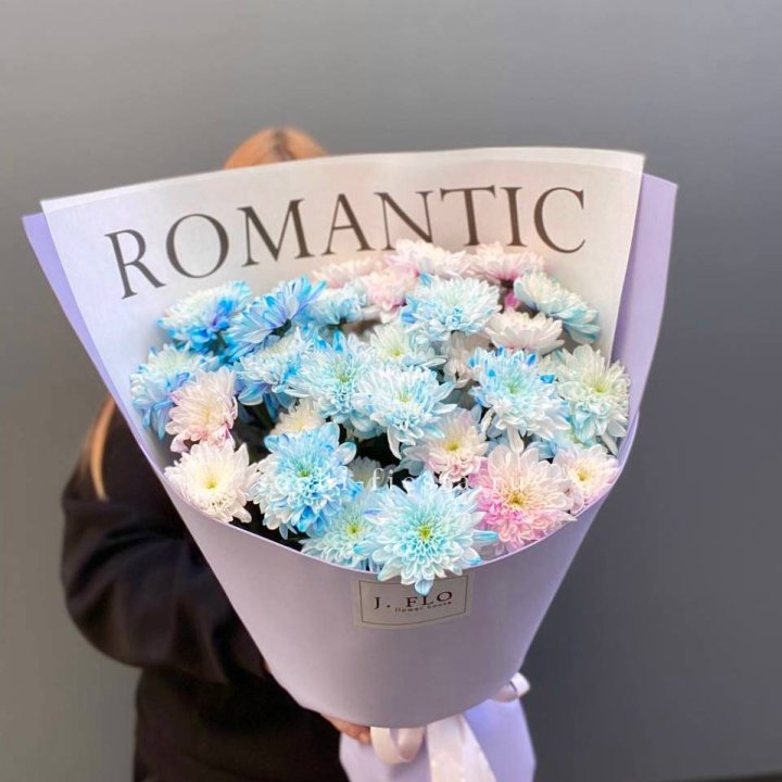 Букет кустовых хризантем в Омске