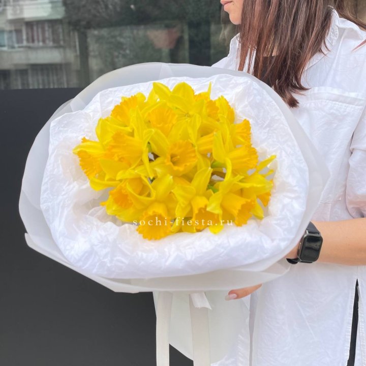 Нарциссы 25 шт в Омске