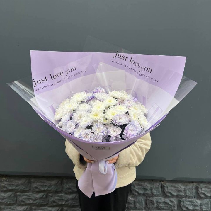 9 воздушных хризантем в Омске