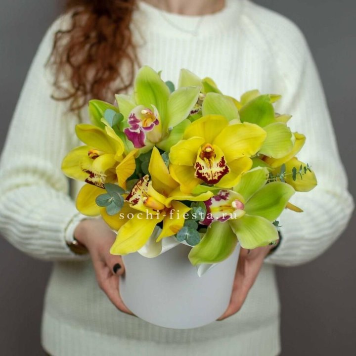 Бокс с орхидей №1 в Омске